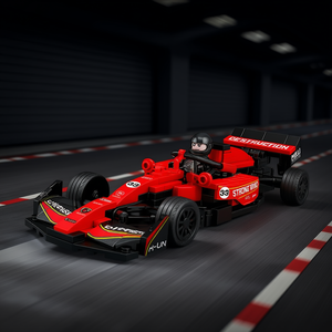 Racing Car Construction 231 Pcs Building <b>Block</b> Set For Kids Age 6 Plus - Product Image 1