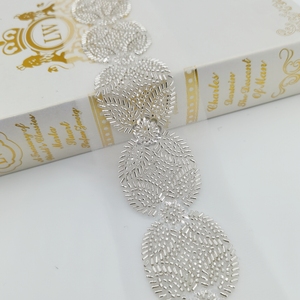 2023 Tốt Nhất Bán Váy Cưới Ren Hạt Sequins Thêu Đính Cườm <span class=keywords><strong>Trim</strong></span> Ren Màu Đen <span class=keywords><strong>Trim</strong></span> - Product Image 6