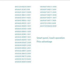 New original smart panel 6AV2124-0QC02-0AX1 touch screen