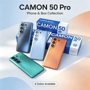 สมาร์ทโฟน Camon 50 Ultra 5G กล้อง 108MP แบตเตอรี่ 7800mAh หน้าจอเต็มรูปแบบ รุ่นทั่วโลก โทรศัพท์สำหรับเล่นเกม - Product Image 3