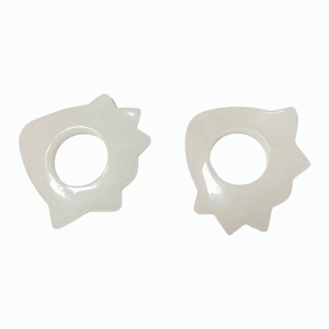 เครื่องมือนวดรูปทรงวงแหวนหยก กัวซา สำหรับปรับรูปหน้า ดูแลผิวกาย ขูดและนวดผิว - Product Image 1