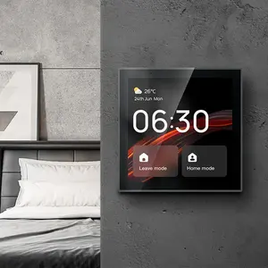 แผงควบคุมบ้านอัจฉริยะ Tuya ฮับ Zigbee ขนาด <span class=keywords><strong>4</strong></span> นิ้วในตัวพร้อมเกตเวย์มัลติโหมด Tuya และฟังก์ชั่นการควบคุมเสียงอเล็กซ่าหลายฟังก์ชั่น - Product Image 3