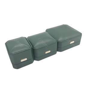 Caja de Joyería de Terciopelo Personalizada de Lujo, Caja de Joyería de Cuero PU con Logotipo para Anillos, Aretes, Pulseras y Collares - Product Image 3