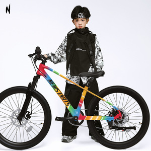 Vélos de montagne colorés pour enfants de 5 à 8 ans, 12 ans et plus, garçons et filles pour adolescents, vélos à pédales - Product Image 4