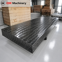 Table de soudage 3D spéciale pour robots, plateforme de fixation modulaire flexible nitrurée pour station de soudage automatisée