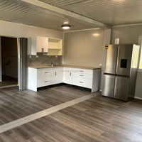 Maison conteneur préfabriquée moderne de luxe à montage rapide de 20 pieds pour bureau à domicile avec mobilier et salle de bain