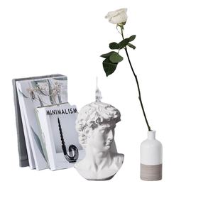 JY-Statue tête de plâtre en résine de style nordique de 15cm de haut ornement de style européen croquis de studio d'art pour la décoration intérieure - Product Image 4