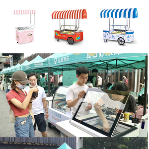 <strong>Food</strong> Truck Display Electric Ice Cream Display <strong>Stand</strong> for Sale - Product Image 4
