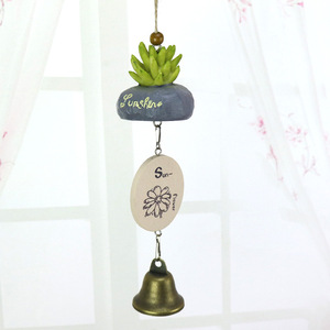 Nhựa nghệ thuật và hàng thủ công Chuông gió Zakka phim hoạt hình chuông búp bê chuông Mặt dây chuyền có nhu cầu nhà Quà Tặng Sáng Tạo Treo Đồ trang trí - Product Image 6