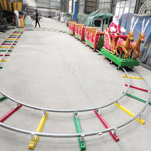 Tren Eléctrico Personalizable con Temática Navideña, 1+4 Cabinas, Música, Luces LED, para Parques, Ferias Escolares y Centros de Entretenimiento Familiar (<span class=keywords><strong>FEC</strong></span>) - Product Image 2