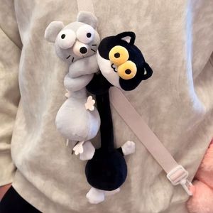 Vente en gros usine : Porte-clés et breloque de sac en peluche singe du zodiaque à col long, style 'Evil', et adorable poupée en peluche singe du zodiaque chinois des 12 signes - Product Image 3