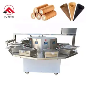 Full automatic egg roll making machine Wafer making machine Food processing machinery Wafer cuts China Supplier