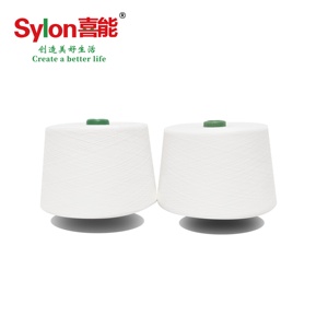 Hilo de poliéster ignífugo Sirospun (6500ppm) LOI más de 32 antibacterias para tejer - Product Image 4