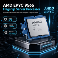 AMD EPYC 9565 Server CPU 72 Core 144 Thread 3.15GHz 4.3GHz 384MB L3 Cache Socket SP5 400W Processor for Data Center
