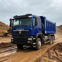 Новый самосвал SINOTUK HOWO 371 л.с. 6X4 Евро-2 для горнодобывающей промышленности, дизельный двигатель Weichai, задний привод, для строительных площадок и земляных работ, леворульный