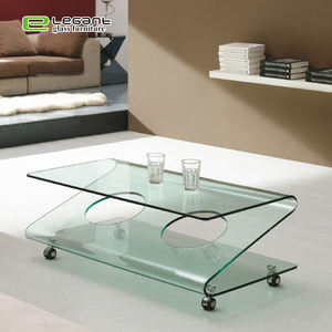 <span class=keywords><strong>Tavolino</strong></span> da Caffè Grande a Due Piani in <span class=keywords><strong>Plexiglass</strong></span> <span class=keywords><strong>Nero</strong></span> Design Moderno - Product Image 5