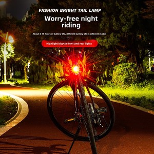 Obstacle Formula F-1 alliage d'aluminium casque de vélo lumière IP65 étanche 3 Modes LED avant/arrière montagne/vélo de route veilleuse - Product Image 4