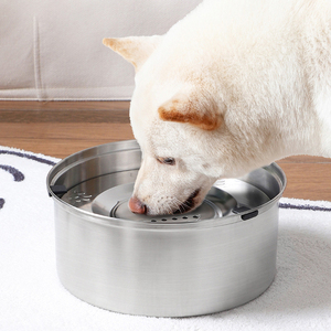 New Stainless Steel <b>Dog</b> <b>Water</b> Floating <b>Bowl</b> <b>No</b> <b>Spill</b> <b>Water</b> <b>Bowls</b> for <b>Dogs</b> Anti-Slip Pet <b>Water</b> <b>Bowl</b> Dispenser for Messy Drinkers - Product Image 3