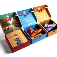 Nouveau design de boîte d'expédition personnalisée pour baskets boîte à chaussures en carton d'expédition en carton épais et dur