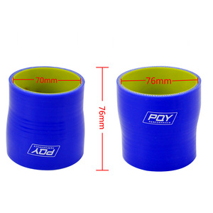 ปลอกซิลิโคน Poyracing ขนาด 2.75-3 นิ้ว 70-76 มม. สีน้ำเงินเหลือง สำหรับอัพเกรดอินเตอร์คูลเลอร์ - Product Image 2