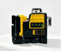 Nivel Láser Verde Industrial DIY DW 089LG de 3 Puntos 4D 360° Autonivelante con Batería de Iones de Litio y Bolsa de Lona Multiusos para Azulejos, Techos y Puertas