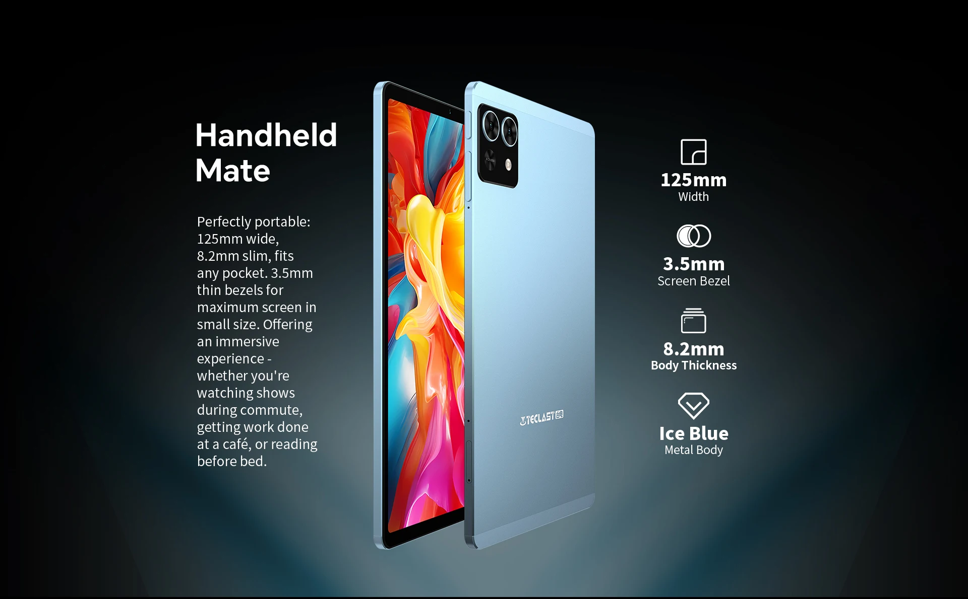 Teclast T50 Mini 8.7inch Tablet - 120hz Display, 20GB RAM