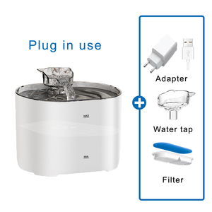 Distributore d'Acqua Automatico per Cani e Gatti da 2,2L, Fontanella Multistrato in Plastica, Ciotole per Animali Domestici con Alimentazione a Batteria - Product Image 6
