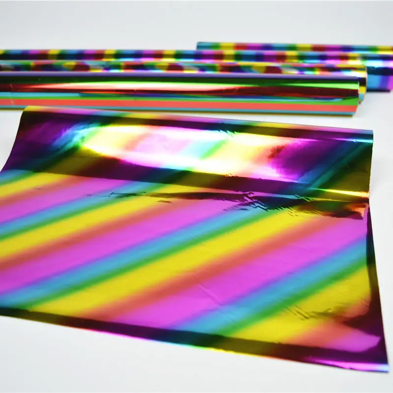Roll Multicolor Glimmer Hot Foil/Foil Transfer Sheets/Hot Stamping Foil Paper DIY Scrapbooking Crafts Foiling Project
