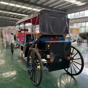 Carruaje de Caballos Eléctrico y de Lujo de Estilo Victoriano Real para Turismo y Atracciones Ecuestres - Product Image 4