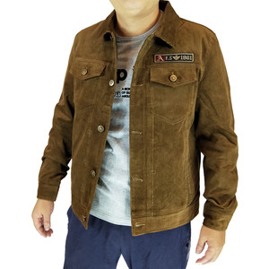 Wholesale Classic Style Men Custom Soft Fashion Color Mens Thick <strong>Corduroy</strong> <strong>Jacket</strong> - Product Image 5