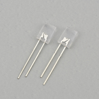 Diodes LED de couleur rouge 3 mm, prix d'usine, diode électroluminescente 620 à 630 nm