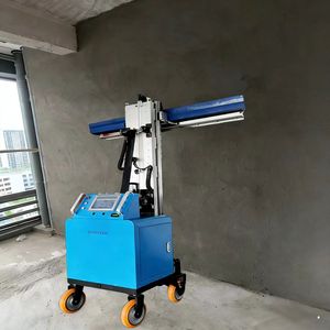 石膏スプレー塗装機 自動垂直壁ロボット セメントパテコンクリート噴霧レンダリング機 - Product Image 2