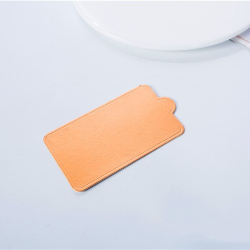 rectangular gold pad