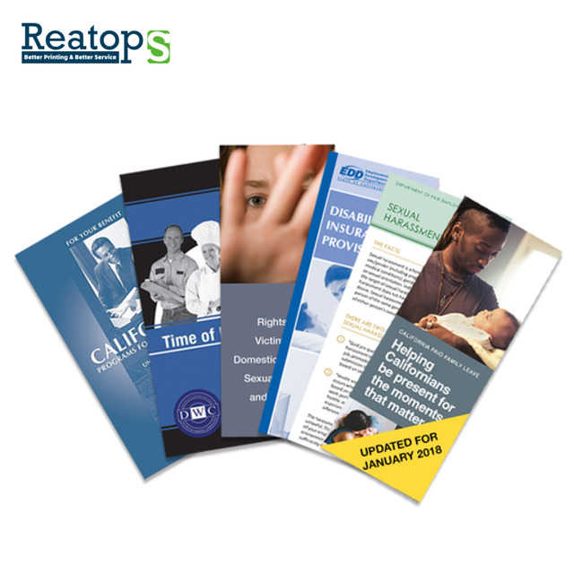 Custom Printing Glossy Laminated A6 A5 A4 Business Flyers Business Card Printing