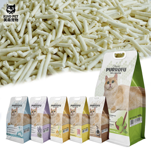 Litière pour chat au tofu 10L/4.6KG Forte agglomération Sans poussière Pastèque verte Granulés de sable pour chat - Product Image 2