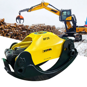 Accesorio de Excavadora Forestal Hidráulica Xuvol de 6, 7, 8 y 9 Toneladas, Pinza para Madera sin Motor Giratorio MF26, Garra para Troncos - Product Image 3