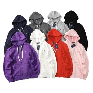 Vêtements Old Money pour hommes, fabricant de sweats à capuche personnalisés, sweats à capuche décontractés en coton brodé à fermeture éclair, sweats à capuche épais pour hommes - Product Image 5