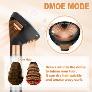 Thay Thế Bộ Lọc Bên Ngoài Lồng Bìa Với Sóng Curl Khuếch Tán Tập Tin Đính Kèm Làm Sạch Bàn Chải Cho Hs01 Hs05 Tóc Công Cụ - Product Image 4