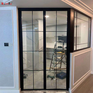 diseño de parrilla ultra <span class=keywords><strong>slim</strong></span> marco puertas plegables de aluminio plegable de la puerta de la ventana para cuarto de baño - Product Image 2