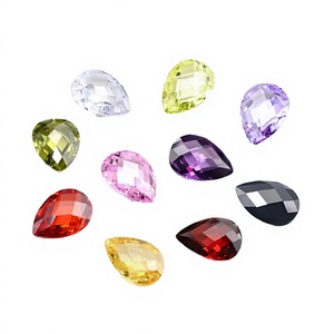 Piedras Preciosas Sueltas de Circonia Cúbica con Corte de <span class=keywords><strong>Pera</strong></span>, Facetadas, Claridad VVS, 1.00CT, Tratadas con Calor para Diseño de Joyería - Product Image 4