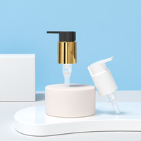 Têtes de pompe à lotion compactes à clipser, à commande gauche-droite, 24 dents, 28 dents, pour cosmétiques