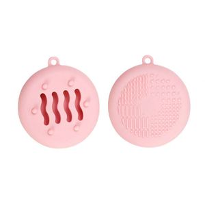 Housse de protection portable en silicone anti-poussière pour éponge de maquillage, en caoutchouc domestique avec boîte de rangement pour tampon de poudre et nettoyage - Product Image 5