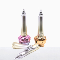 Botol Kaca Kosong UV Gel Nail Polish Mewah Berkualitas Tinggi 5ml/10ml/12ml dengan Kuas, Dapat Disesuaikan