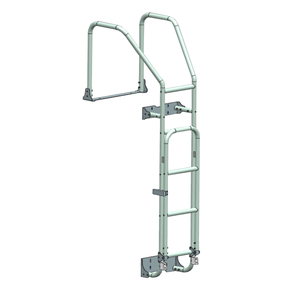 Échelle d'accès en alliage d'aluminium d'usine personnalisée de vente chaude pour les véhicules de lutte contre l'incendie 4x2 porte de volet roulant <span class=keywords><strong>camion</strong></span>-citerne de pompiers - Product Image 4