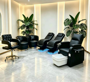 Luxury Esthetician Beauty Salon Spa Furniture Cosmetology Nail Salon Cosmetic Pedicure Chair Nail Table Beauty <b>Bed</b> <b>Full</b> <b>Set</b> - Product Image 1