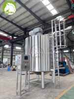 Cuve de Fermentation de Yaourt en Acier Inoxydable de Qualité Alimentaire 5KL avec Agitateur Ancre, Équipement Commercial de Traitement Laitier