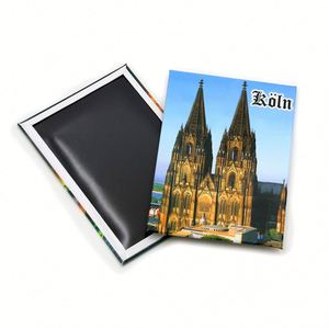 China Factory Supplied Top Quality Germany Aachen Koln Custom City Souvenir Gift Design Tin <b>Fridge</b> Magnet - Product Image 2