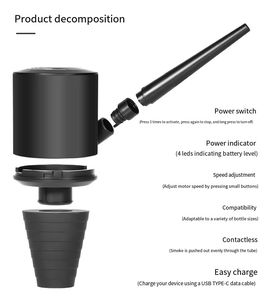 Kits de bomba de arranque de cachimba eléctrica, venta al por mayor, batería recargable, accesorios de cachimba, arranque electrónico Shisha para fumar - Product Image 5