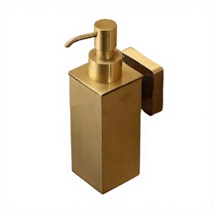Premium Quality Metal Gold Color Soap Dispenser Designer Customized Shape Soap Dispenser At Wholesale Supplier - Product Image 1