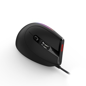 Souris verticale filaire RGB, souris photoélectrique de jeu, 9 touches, souris de jeu ergonomique verticale pour ordinateur portable - Product Image 2
